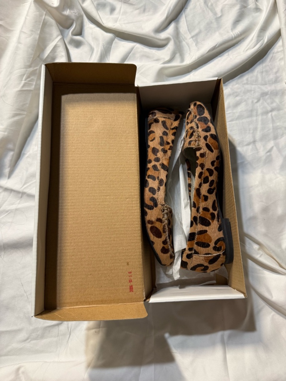 Steve Madden Leopard Print Ballet Flats in Brown and Black